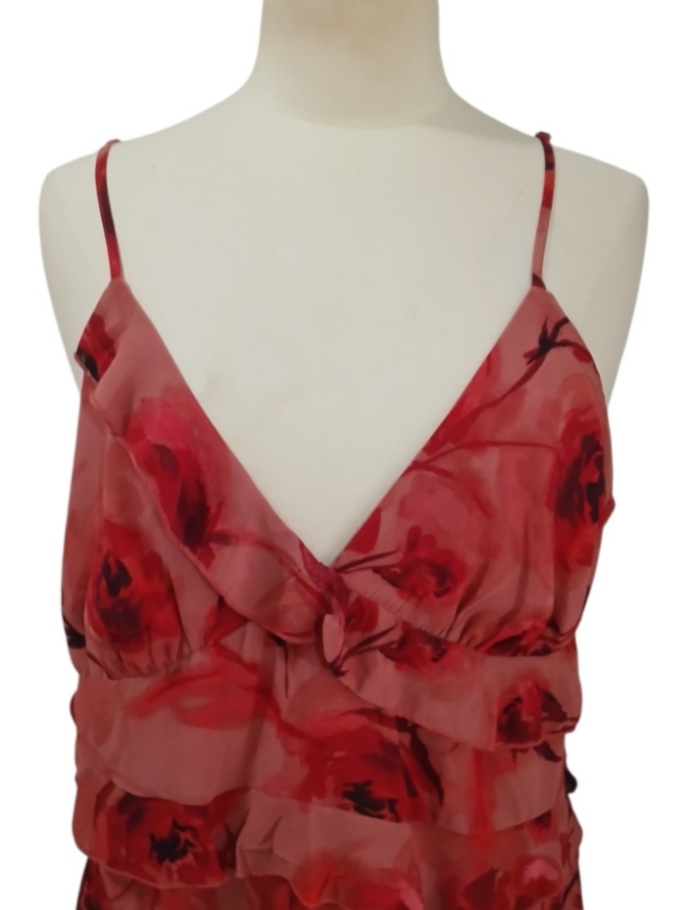 Floral Ruffle Slip Dress | Cocktail Dress